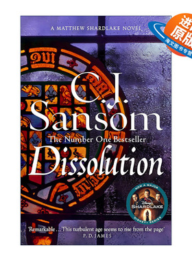 英文原版 Dissolution 碎湖系列1 瓦解 都铎疑云 The Shardlake Series 英文版 进口英语原版书籍
