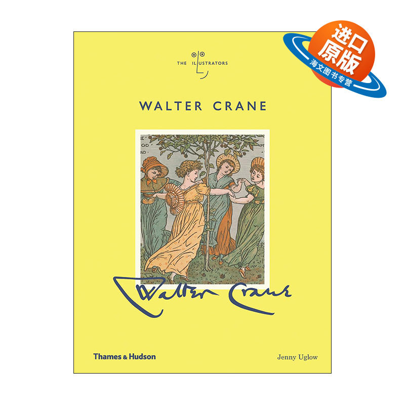 英文原版 Walter Crane 沃尔特&middot;克兰作品集 The Illustrators插画家系列 精装 英文版 进口英语原版书籍