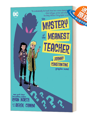 英文原版 The Mystery of the Meanest Teacher 最刻薄老师的秘密 约翰尼·康斯坦丁的漫画小说 英文版 进口英语原版书籍