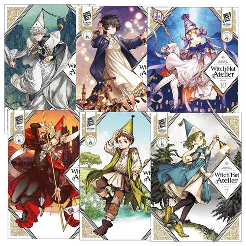 英文原版 Witch Hat Atelier 尖帽子的魔法工坊系列7-12册 同名动漫漫画 白浜鴎 英文版 进口英语原版书籍