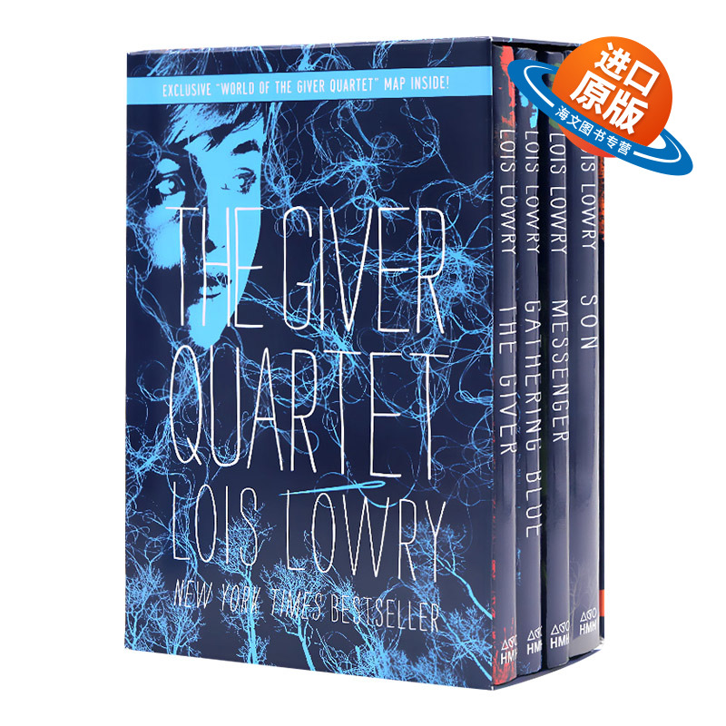 记忆传授人 四部曲套装 历史刺绣人 儿子 英文原版小说 The Giver Quartet Boxed Set Lois Lowry 纽伯瑞金奖 英文版进儿童文学书