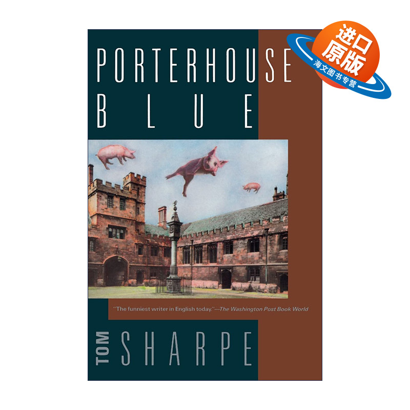 英文原版 Porterhouse Blue 蓝色波特豪斯 同名PBS短剧原著讽刺小说 留学 Tom Sharpe 英文版 进口英语原版书籍