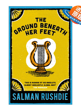 英文原版小说 The Ground Beneath Her Feet 她脚下的土地 萨尔曼·鲁西迪 英文版 进口英语原版书籍