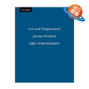 英文原版 Law and Disagreement 法律与分歧 杰里米·沃尔德伦 英文版 进口英语原版书籍