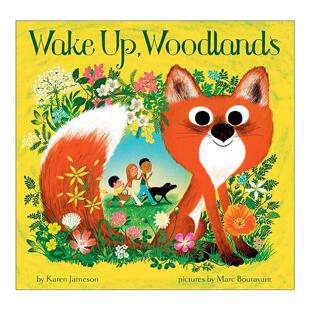 英文原版 Wake Up Woodlands 苏醒的森林 精装 森林之梦续集 春天绘本 英文版 进口英语原版书籍