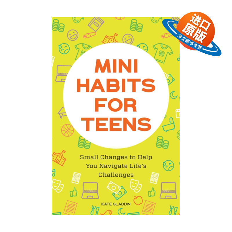 英文原版 Mini Habits for Teens 青少年微习惯 应对生活挑战的小改变 英文版 进口英语原版书籍