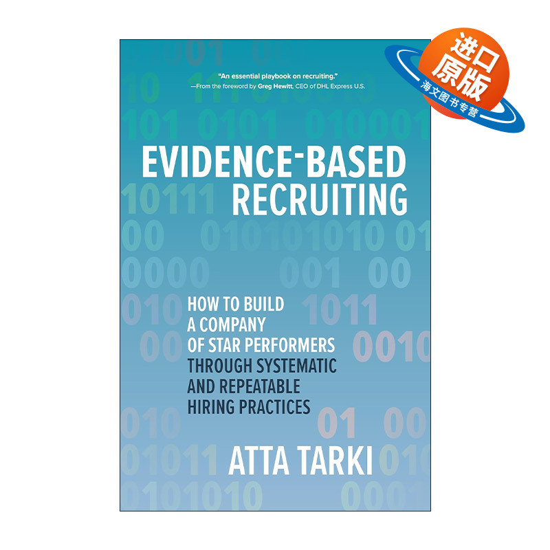 英文原版 Evidence-Based Recruiting 循证招聘 ECA Partners创始人Atta Tarki 英文版 进口英语原版书籍