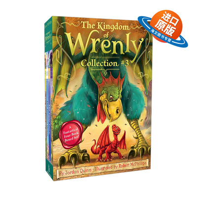 英文原版小说 The Kingdom of Wrenly Collection 3 儿童魔法故事 Wrenly王国系列9-12册盒装 英文版 进口英语原版书籍