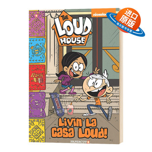 儿童外文书 Loud 英文版 喧闹一家亲8 Casa Livin House The 英文原版
