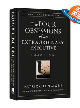 英文原版 The Four Obsessions of an Extraordinary Executive CEO的四大迷思 健康组织应遵循的原则 精装 进口英语原版书籍