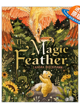 英文原版 The Magic Feather 神奇的羽毛 插画师Sandra Dieckmann 英文版 进口英语原版书籍