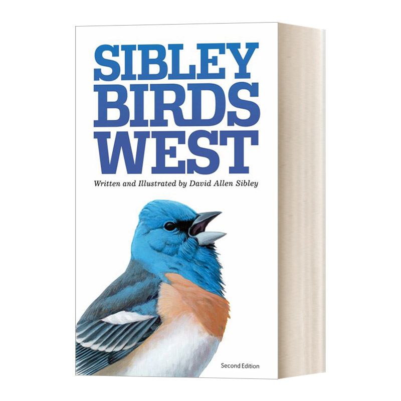 英文原版 The Sibley Field Guide to Birds of Western North America西布利北美洲西部地区观鸟手册第二版英文版进口书籍