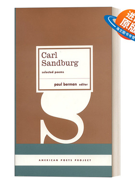 英文原版 Carl Sandburg Selected Poems American Poets Project #23 卡尔·桑德堡诗选 精装美国文库 Paul Berman 英文版 进口书
