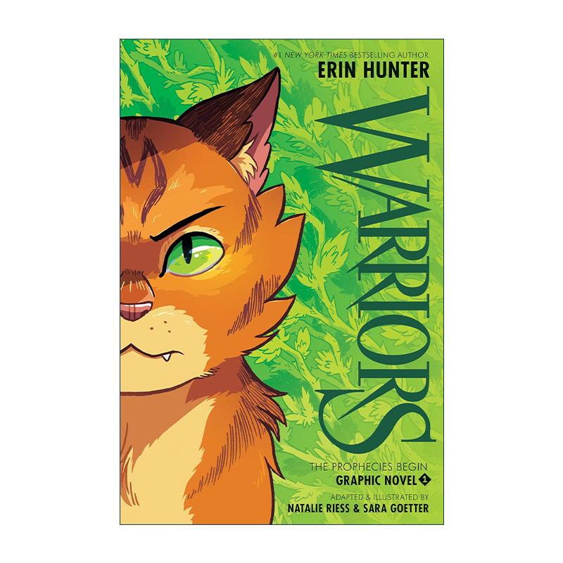 英文原版 Warriors Graphic Novel The Prophecies Begin 猫武士首部曲1 图像小说 英文版 进口英语原版书籍