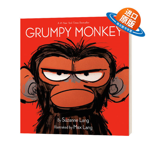 英文原版 精装 Grumpy Monkey 暴怒猴 脾气暴躁的猴子 儿童情绪管理绘本 精装 英文版 进口英语原版书籍
