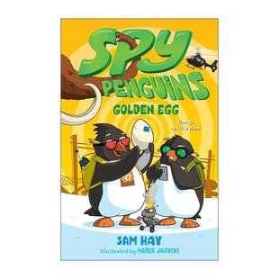 间谍企鹅3 金蛋 侦探章节书 英文原版 进口英语原版 Egg 英文版 书籍 Golden