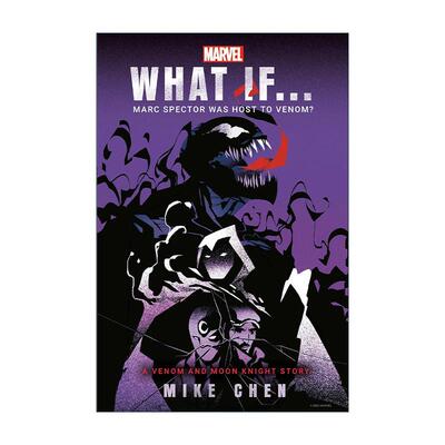 英文原版 Marvel What If Marc Spector Was Host to Venom 漫威 如果 月光骑士是毒液的宿主呢 Michael Chen 进口英语原版书籍