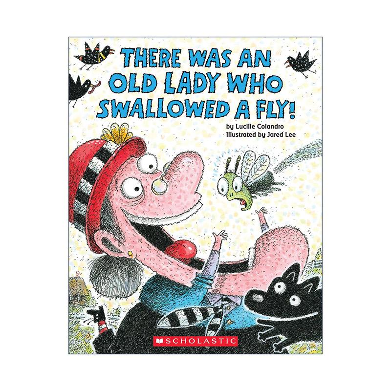 英文原版 There Was an Old Lady Who Swallowed a Fly有个老婆婆吞了一只苍蝇 绘本 英文版 进口英语原版书籍