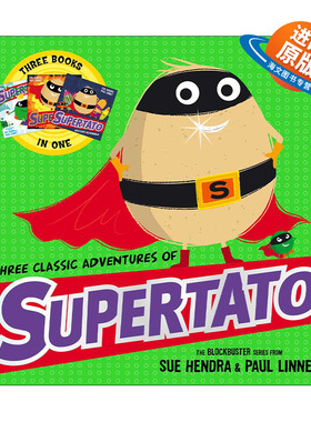 英文原版 Three Classic Adventures of Supertato 土豆超人的三个经典冒险合集 Sue Hendra 英文版 进口英语原版书籍