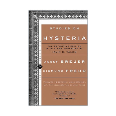 英文原版 Studies on Hysteria 癔症研究 歇斯底里症研究 弗洛伊德心理学专著Freud 英文版 进口英语原版书籍