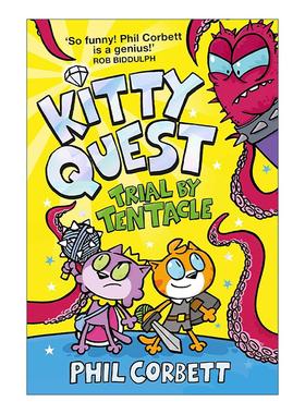 英文原版 Kitty Quest Trial by Tentacle 小猫探险记2 童爆笑奇幻冒险漫画 英文版 进口英语原版书籍