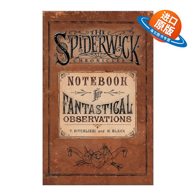 英文原版 Notebook for Fantastical Observations 奇幻精灵历险记 纪事笔记 17个精灵观察者的小冒险 精装 进口英语原版书籍