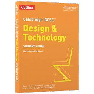 英文原版 剑桥IGCSE设计与技术学生用书 CAMBRIDGE IGCSE Design & Technology Student’s Book 柯林斯 英文版 进口英语原版书籍