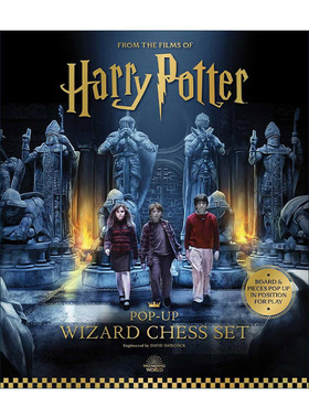 英文原版 Harry Potter The Pop-Up Wizard Chess Set 哈利波特 巫师棋 立体书 英文版 进口英语原版书籍