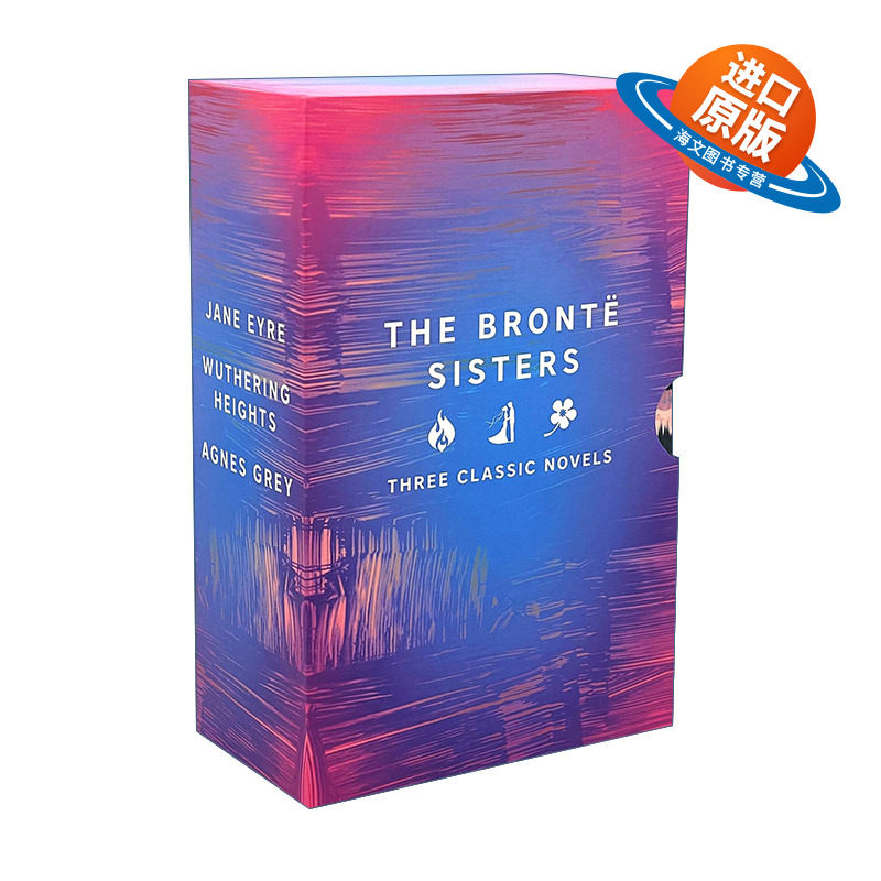 英文原版 Bronte Sisters Box Set 勃朗特姐妹作品3册盒装 艾格尼斯格雷 简爱 呼啸山庄 Signature Classics 英文版 进口英语书籍