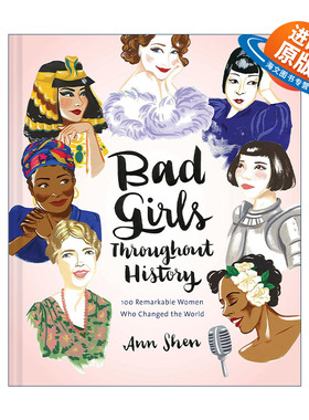 英文原版 Bad Girls Throughout History 史上100位勇于突破体制 改变世界的反骨女人 精装 英文版 进口英语原版书籍