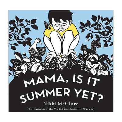 英文原版 Mama Is It Summer Yet 妈妈 夏天到了吗 儿童绘本 纸板书 愿星光洒落插画师妮基·麦克卢尔 英文版 进口英语原版书籍