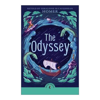 英文原版 The Odyssey 奥德赛 Puffin儿童经典系列 英文版 进口英语原版书籍