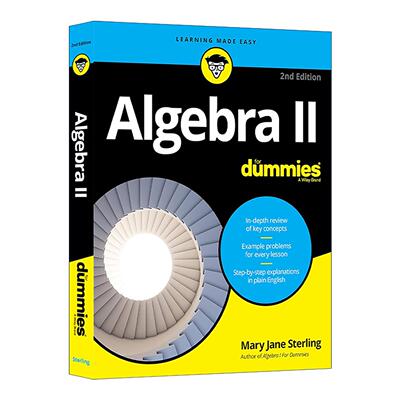 英文原版 Algebra II for Dummies 代数2达人迷 第2版 英文版 进口英语原版书籍