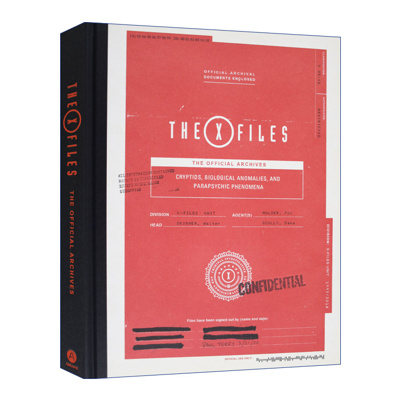 英文原版 The X-Files The Official Archives X档案案件卷宗 剧集设定 精装 英文版 进口英语原版书籍