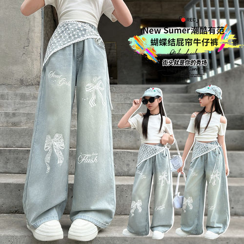 英国潮牌女童夏季薄款超好看裤子