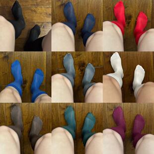 男士宽细竖条纹直筒西装丝袜商务薄款透气绅士性感黑色正装袜子