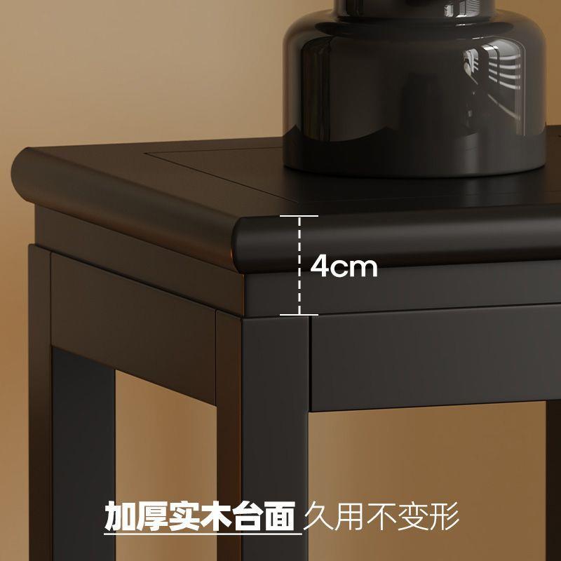 实木中式花架客厅立式置花架阳台多功能花盆架简约花台盆景放置架图片