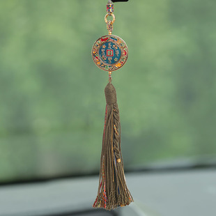 高档长乐未央汽车挂件后视镜挂饰男女款式车内上载