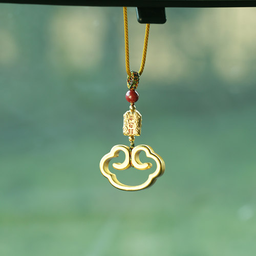 秀木镂汽车挂件平安如意