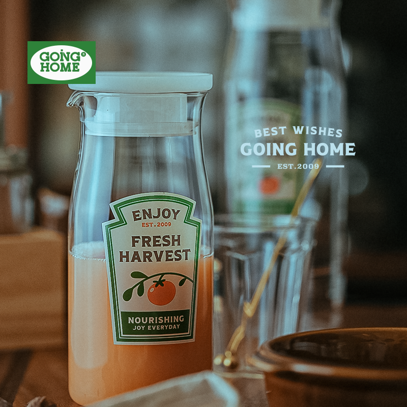 夏天可放冰箱冷藏的高颜值果汁壶