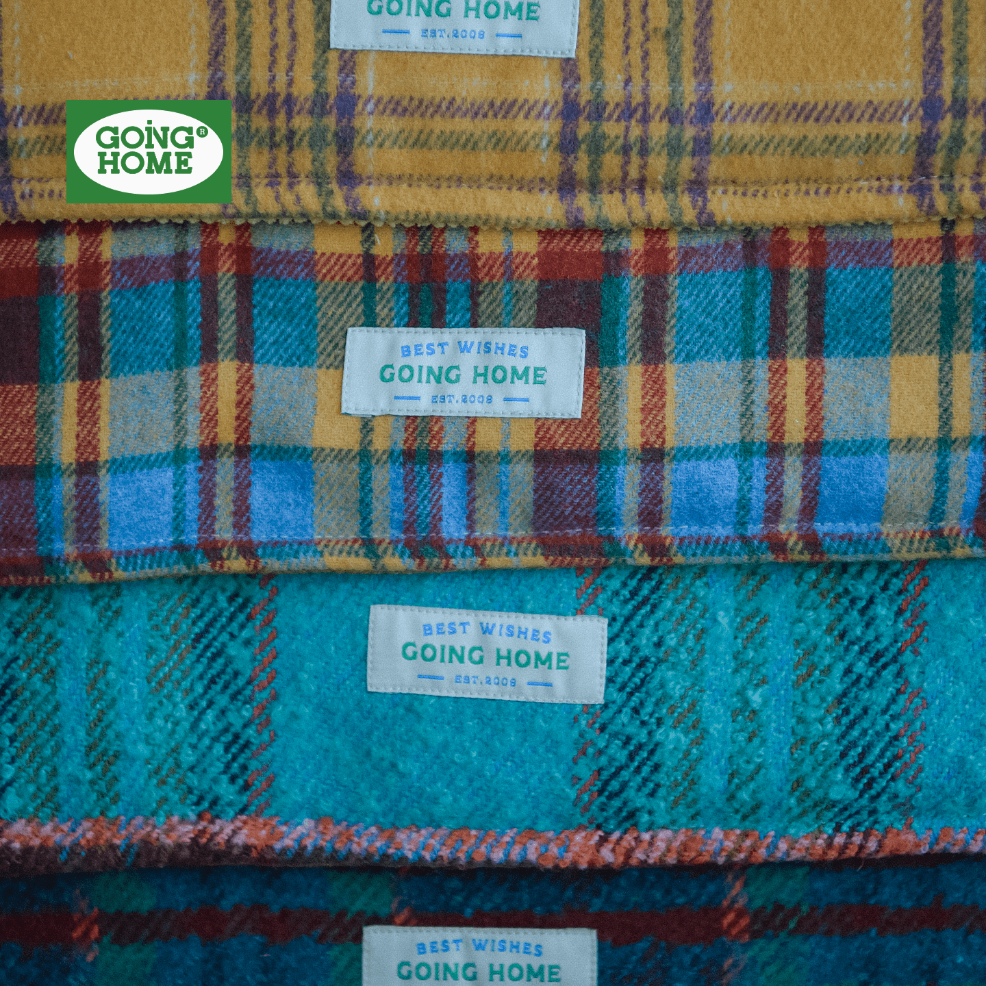 坐垫椅子垫双面可用垫子复古格子椅垫冬天毛呢座垫可机洗餐椅垫