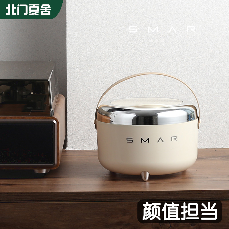 颜值担当！桌面家用垃圾桶收纳桶