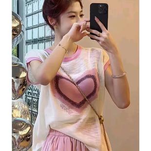 BLLOUKE小个子多巴胺夏季 韩系穿搭微胖mm减龄洋气短袖 女款 休闲裤