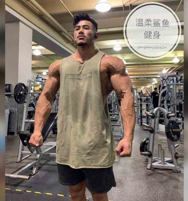 gymshark经典好物男crucial系列运动健身毛边刺绣无袖坎肩显身材
