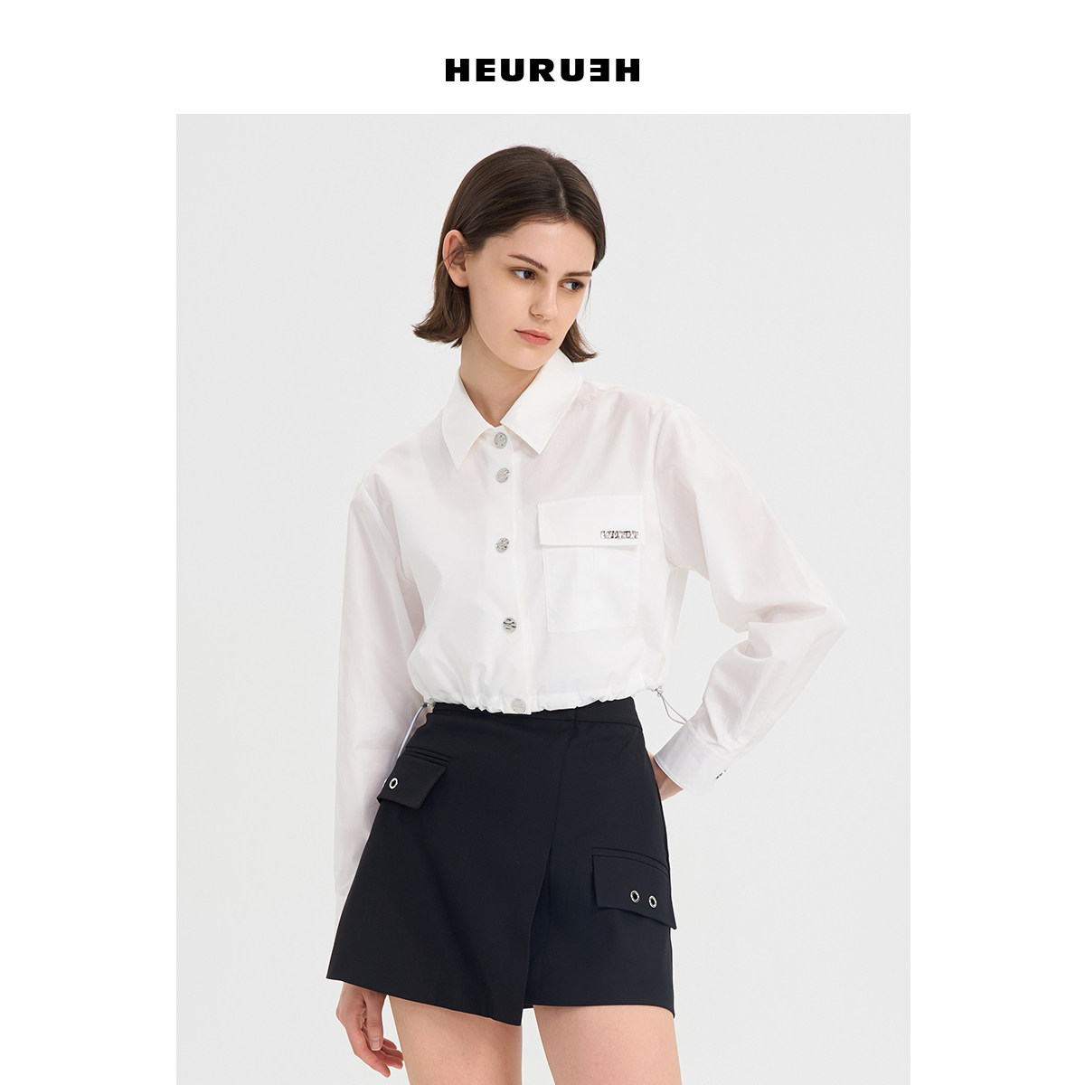 推荐外套透气HEURUEH短款衬衫棉