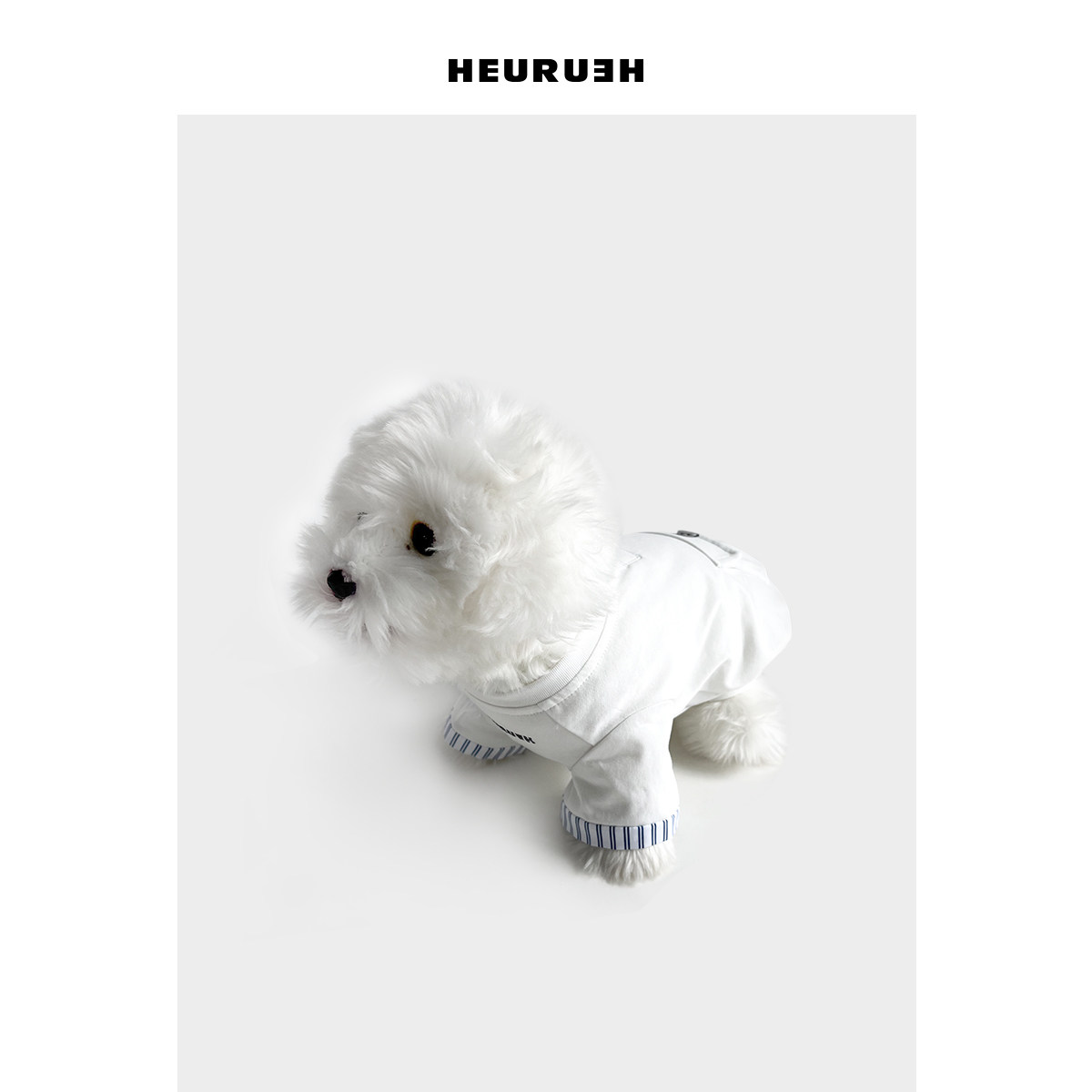 HEURUEH 25年春夏新品 宠物衣服假两件T恤衫