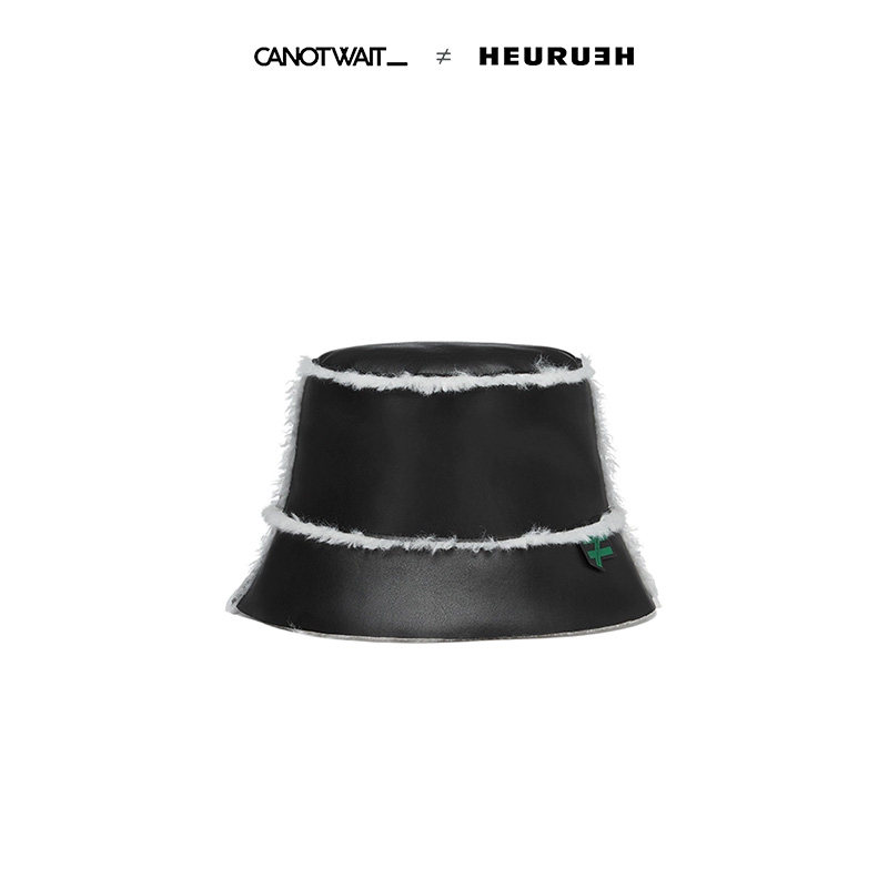 Heurueh男女同款皮毛一体渔夫帽