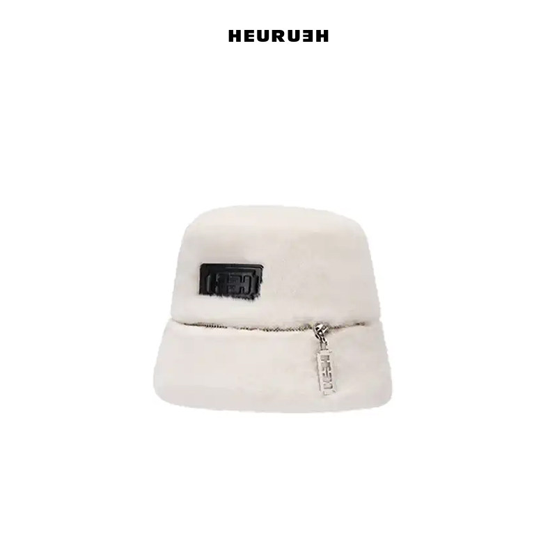 Heurueh秋冬毛绒渔夫帽