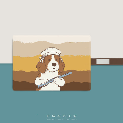 叮哇比格犬乐团创意笔帘定制