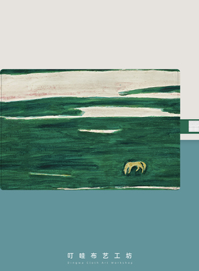 常玉油画艺术笔帘sanyu文创卷笔袋文艺文具袋大容量收纳卷帘笔包